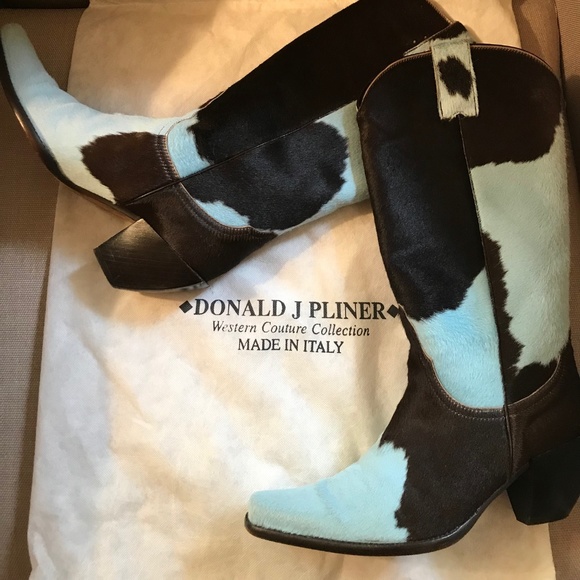 donald pliner western boots